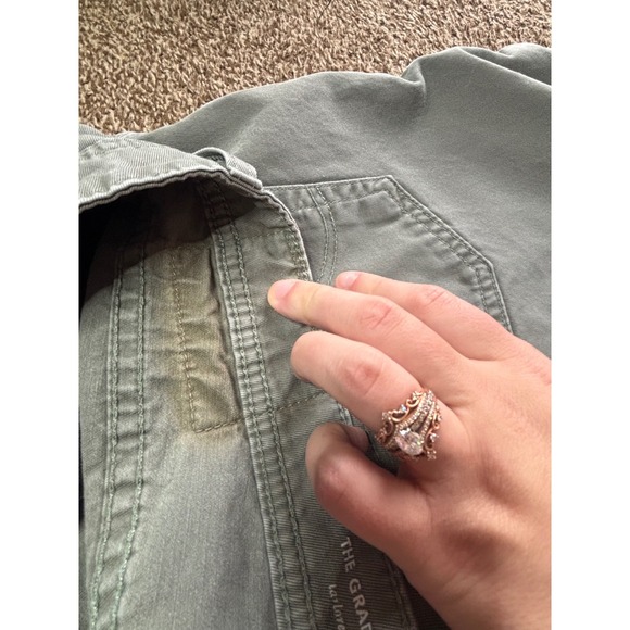 AG Adriano Goldschmied The Graduate Tailored Leg Pants Olive Green Mens 36R - Picture 10 of 10